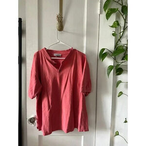 Bridgewater Women’s size large pink polo shirt